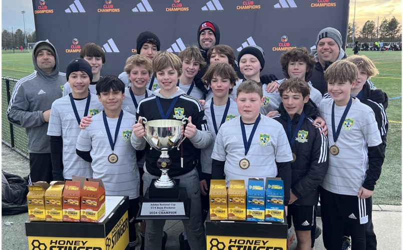 Dragons '10 (BU14) are Champs at Adidas Cup!